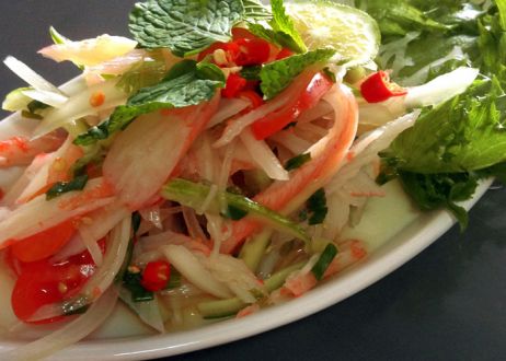 Spicy crab salad